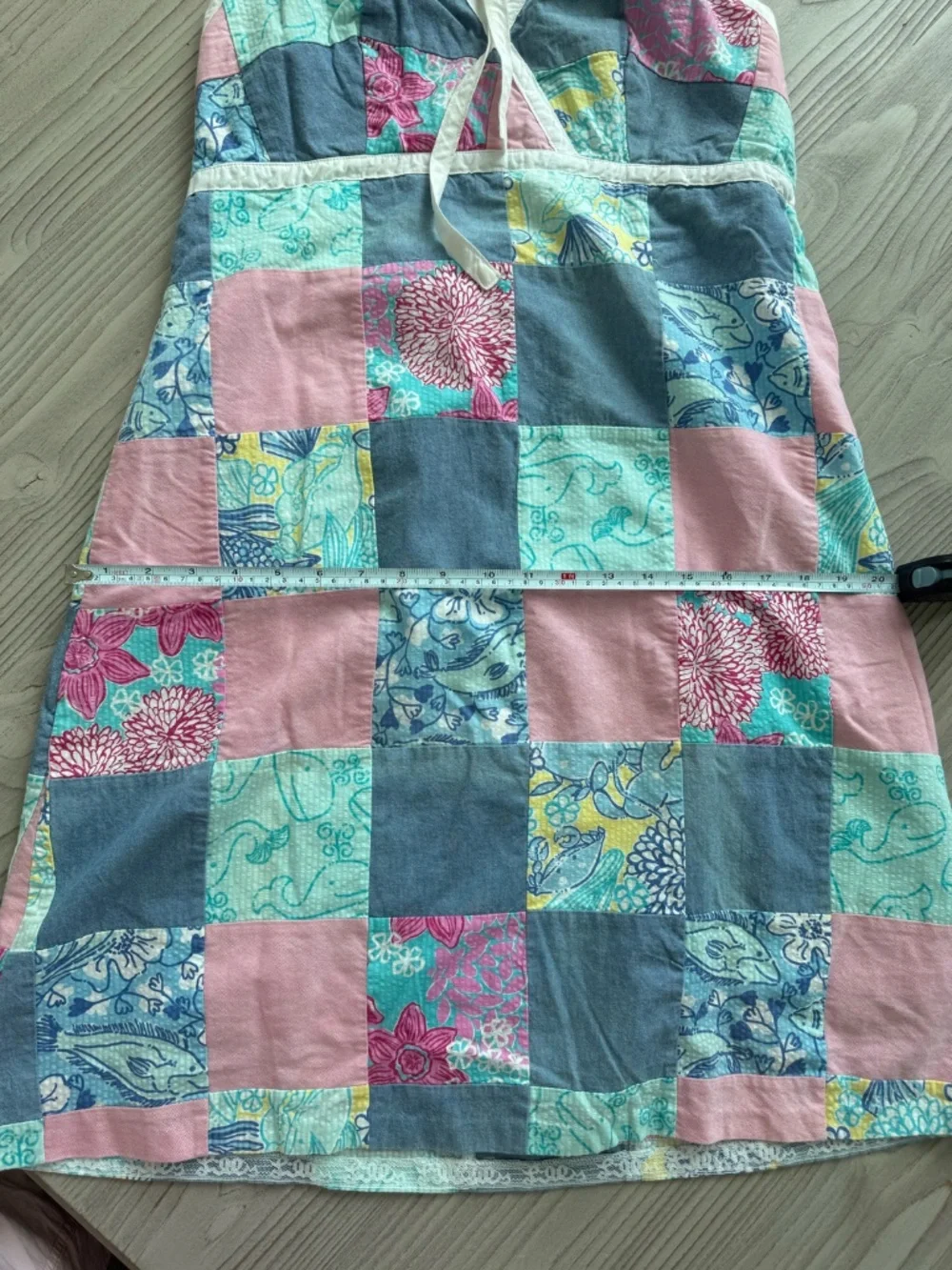 Lilly Pulitzer Vintage Patchwork Dress Girls 12